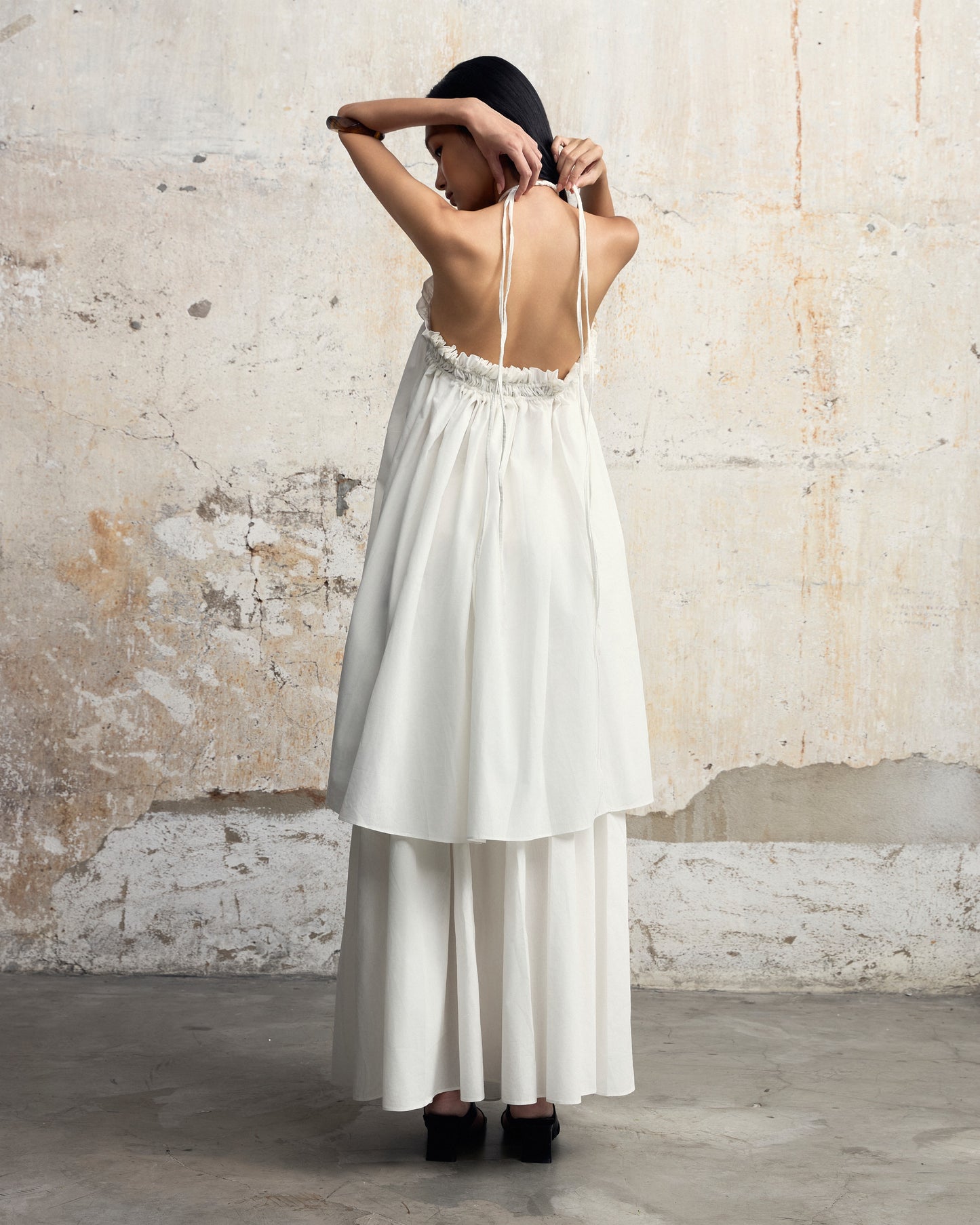 Chân Váy Kép Trắng