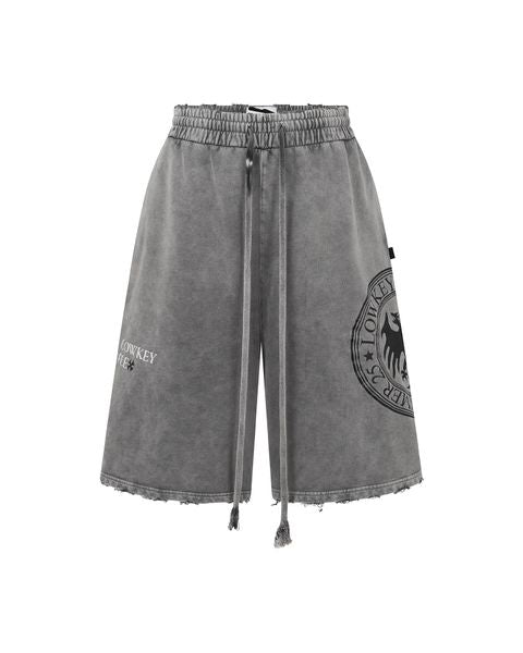 DIMOIR DRACO SEAL Washed Gray Sweatshorts