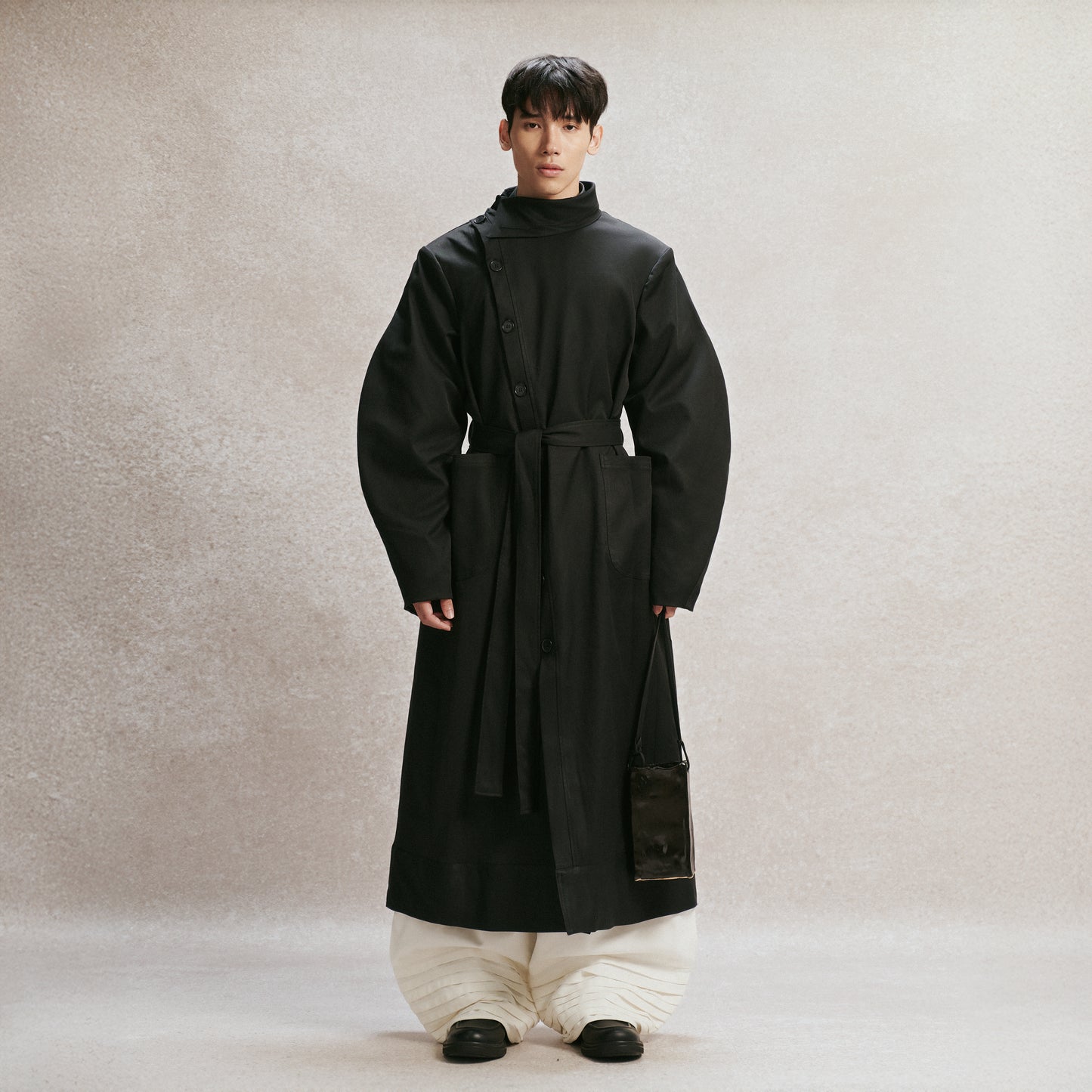 Black Larris Trench Coat