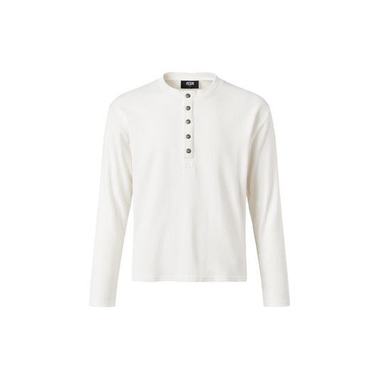 White Button Long Sleeves aesir astoud