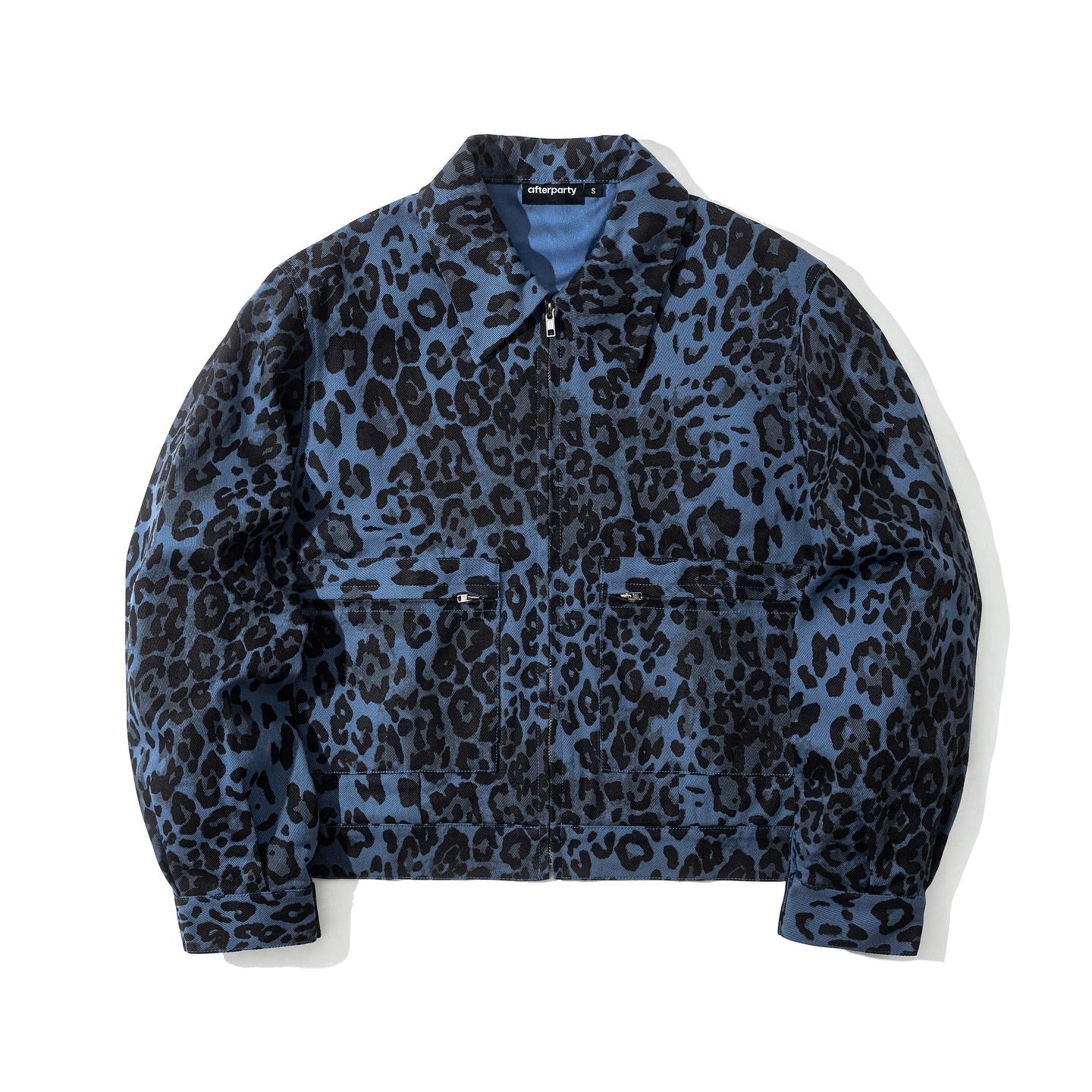 Blue Leopard Jacket
