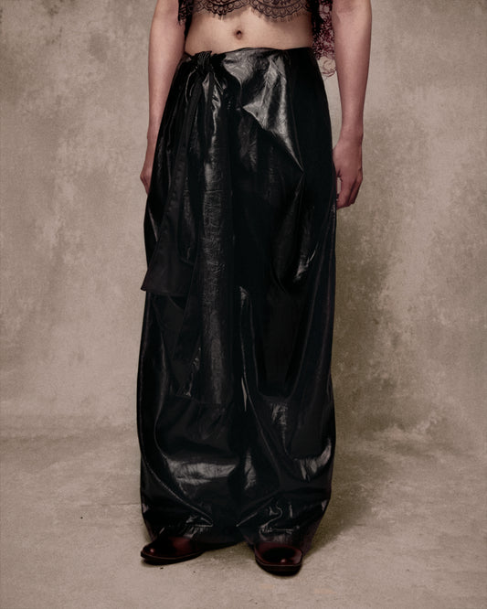 Black Hảo Hớn Leather Pants AN HERITAGE ASTOUD