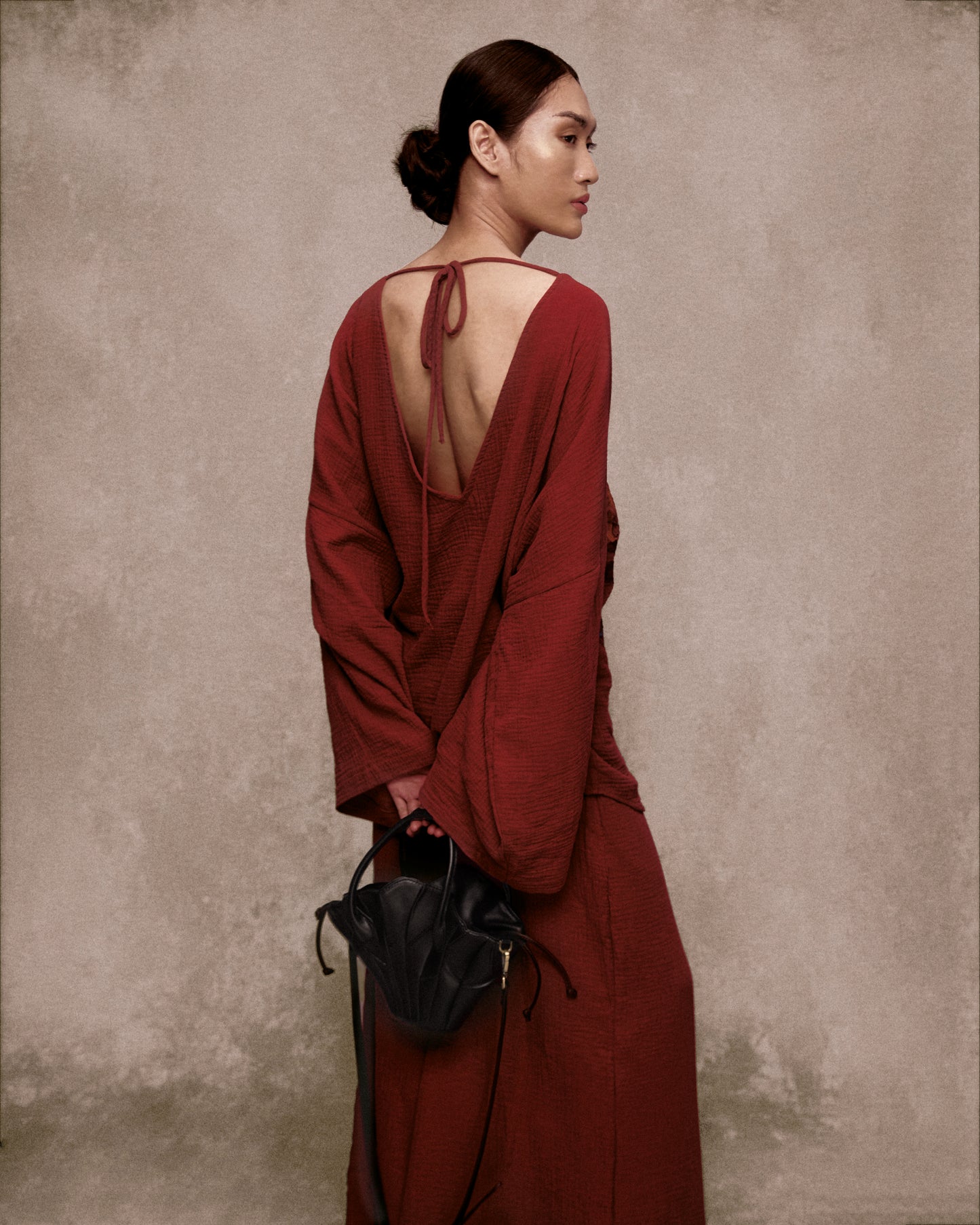 Nhiêu Lộc Muslin Palazzo Wide-leg Pants AN HERITAGE ASTOUD