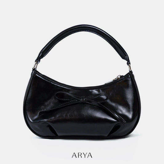 Black Bow Pot Bag