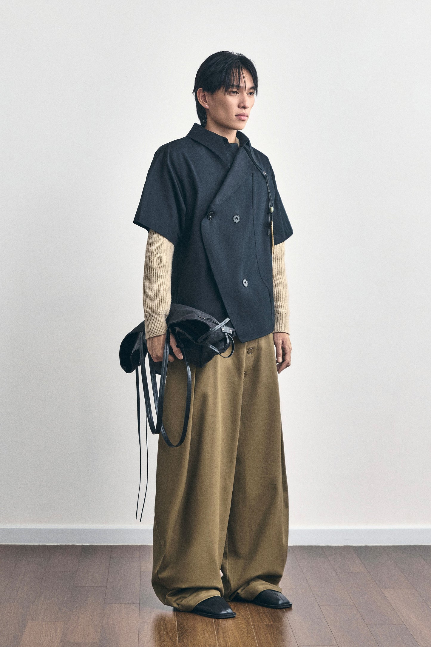 Side Pleated Trousers The Idiot Astoud