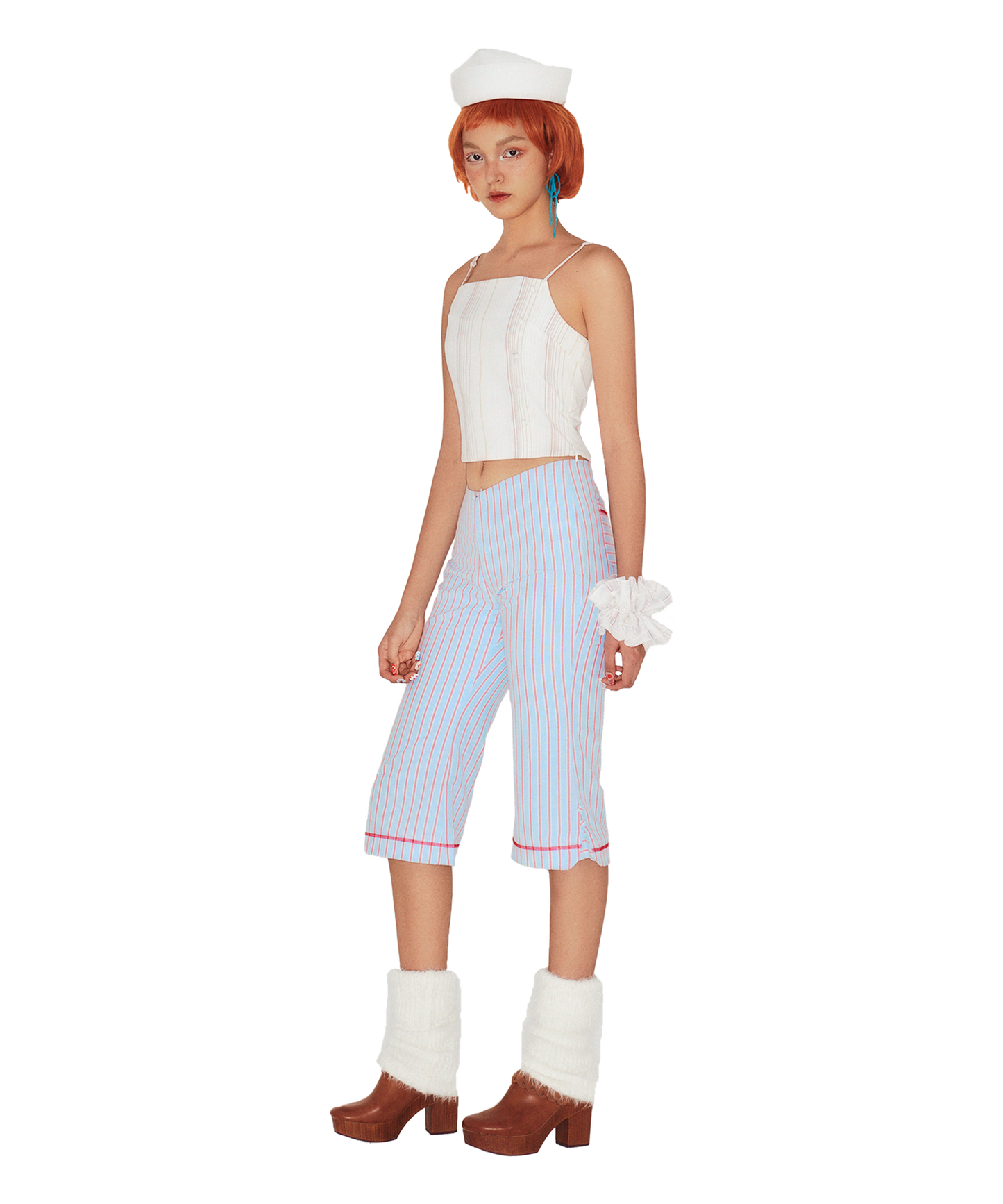 Batonette Capri Pants parrey astoud